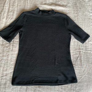 Madewell Black Mockneck